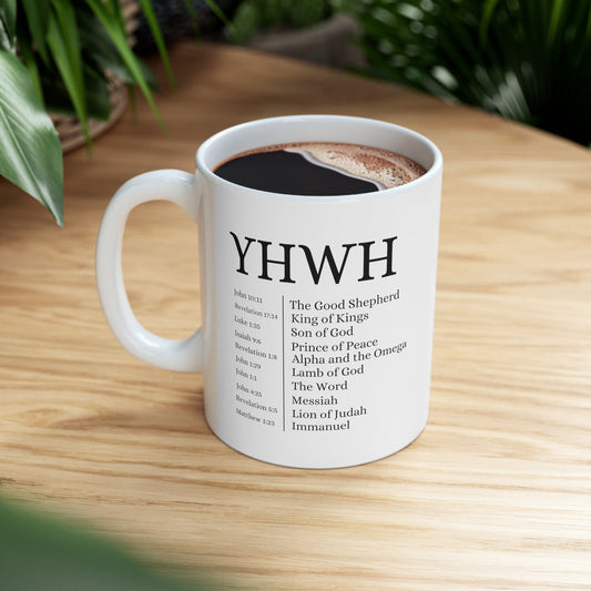 YHWH Christian Coffee Mug