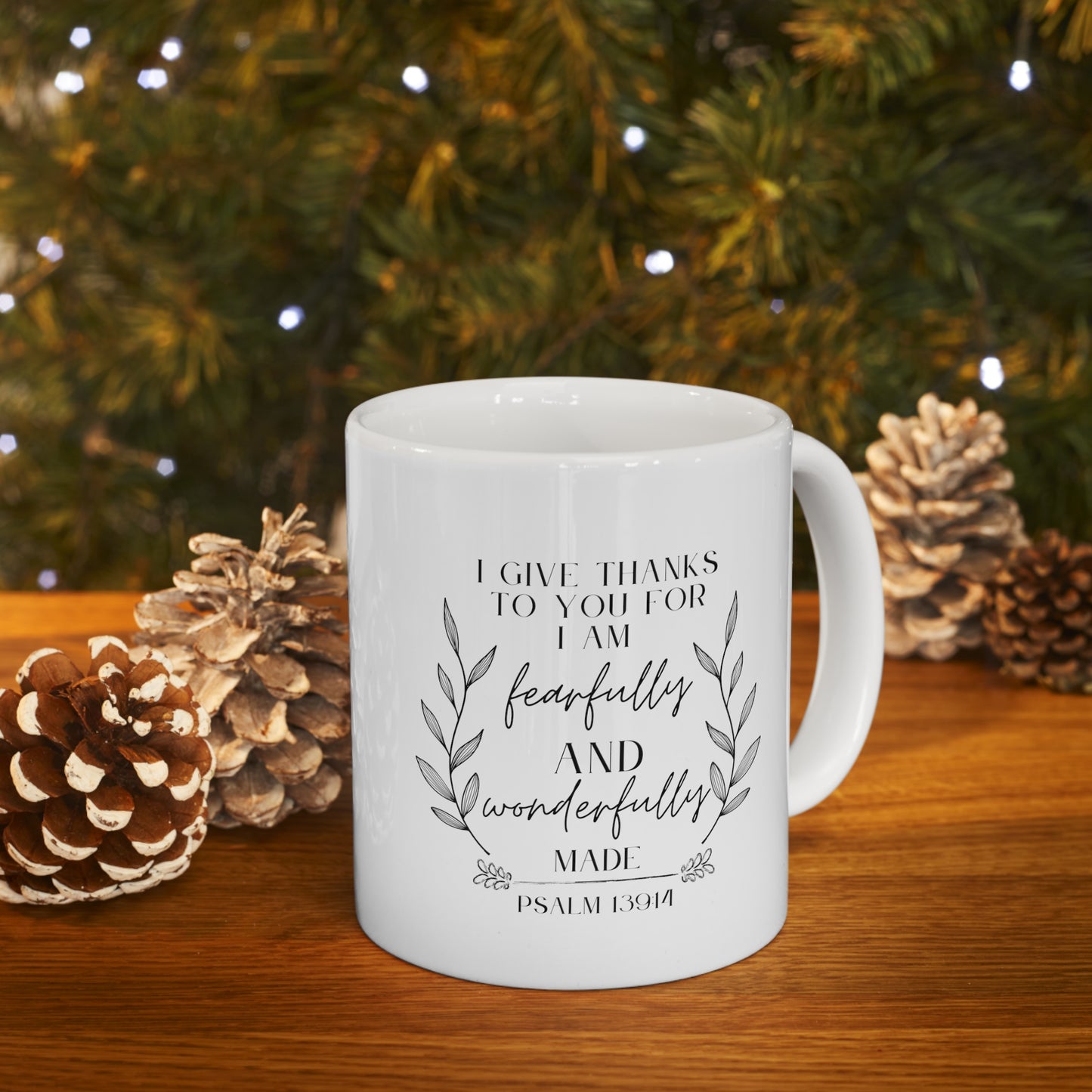 Fearfully and Wonderfully Made Christian Coffee Mug