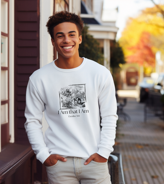 I Am That I Am Christian Crewneck Sweat Shirt For Men