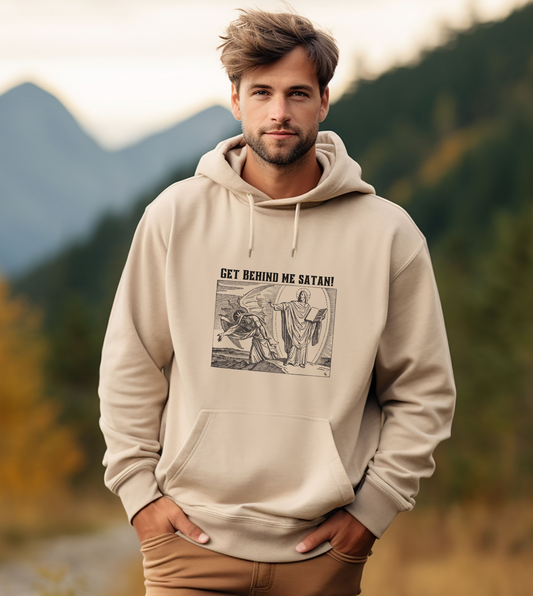 Get Behind Me Satan! Christian Hoodie