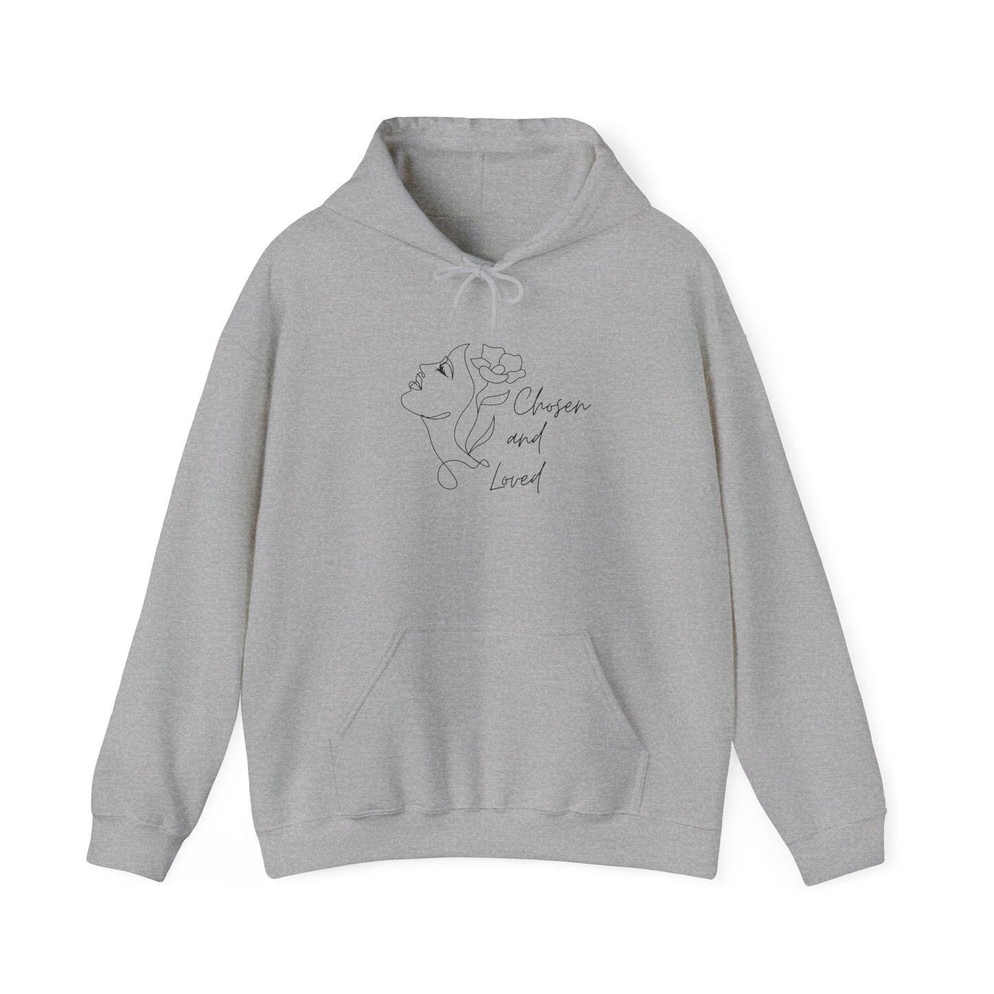 Chosen and Love Christian Hoodie for Women