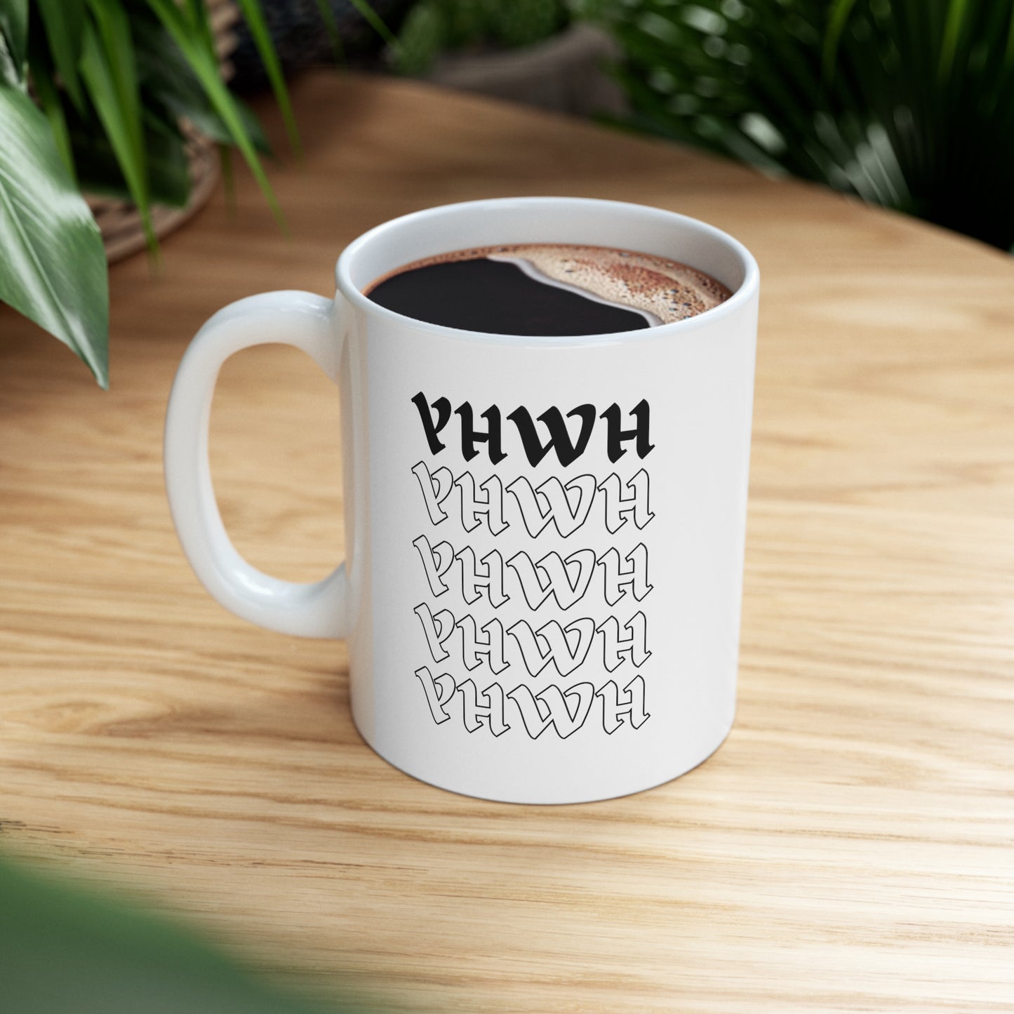 YHWH Christian Coffee Mug