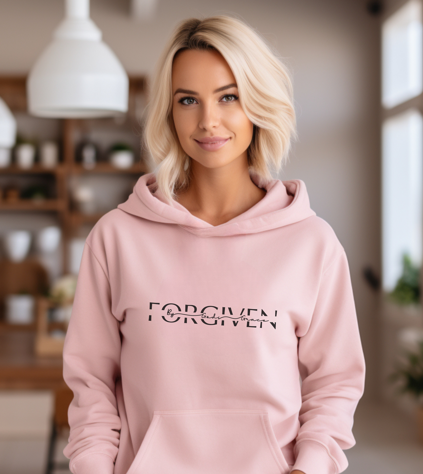 Forgiven by God's Grace Christian Hoodie