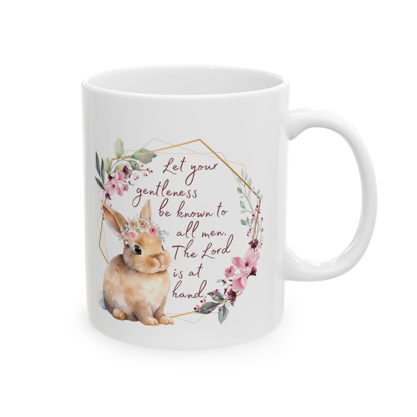 Let Your Gentleness be Known to All men Christian Coffee Mug