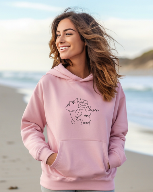 Chosen and Love Christian Hoodie for Women