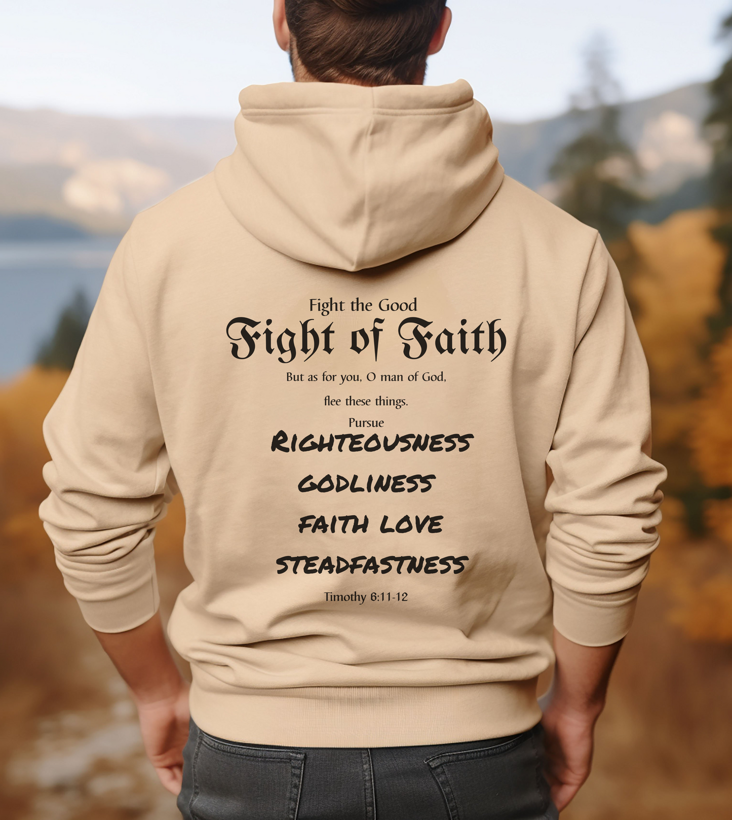 Fight of Faith Christian Hoodie