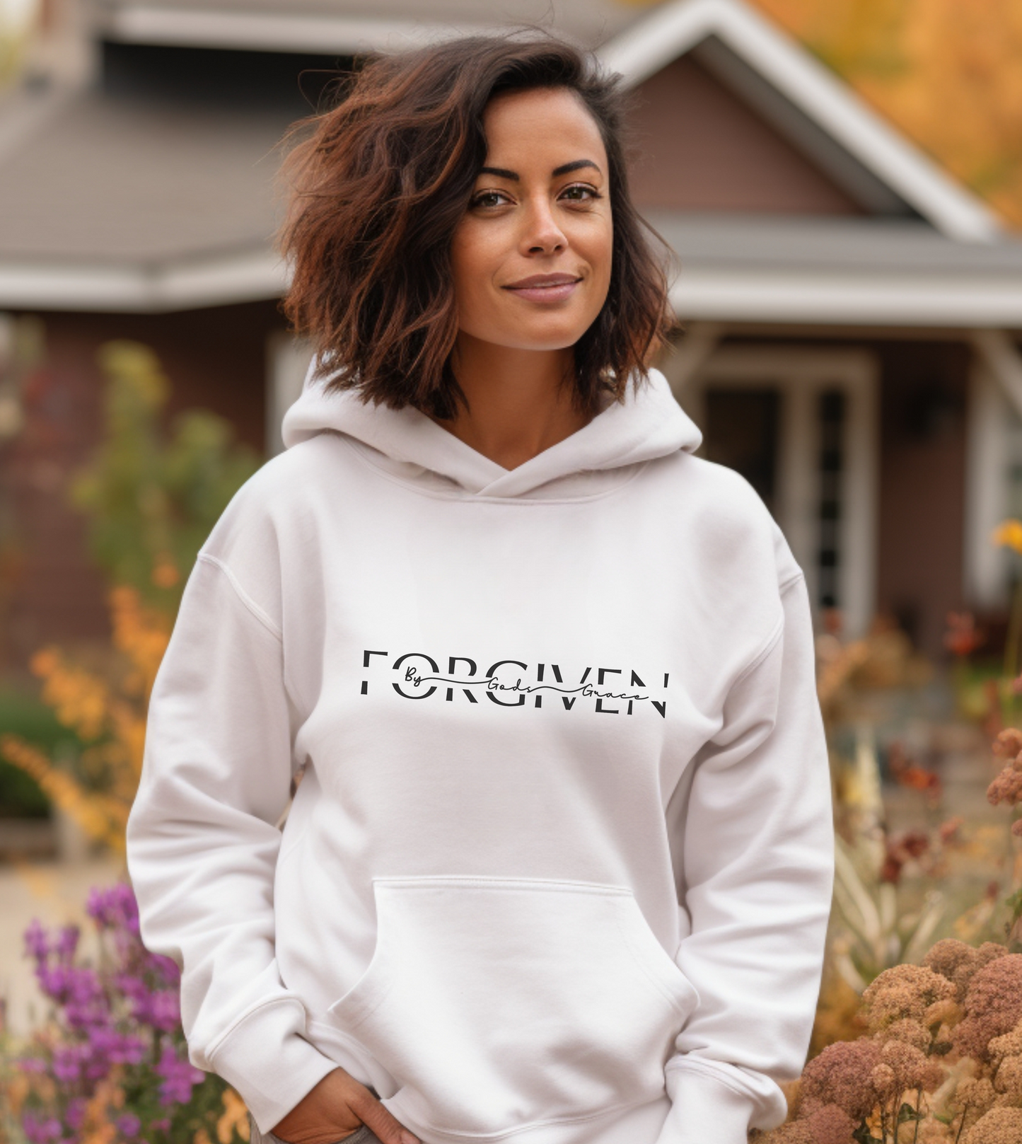 Forgiven by God's Grace Christian Hoodie